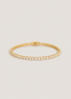 Moissanite Diamonds Gold Tennis Bracelet
