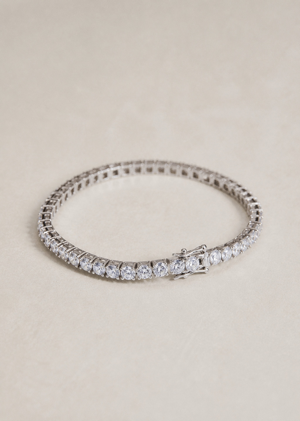 Moissanite Diamonds White Tennis Bracelet