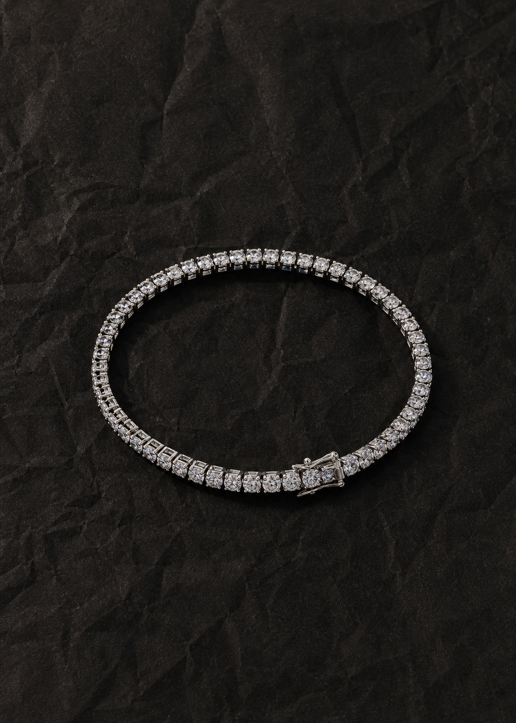 Moissanite Diamonds White Tennis Bracelet