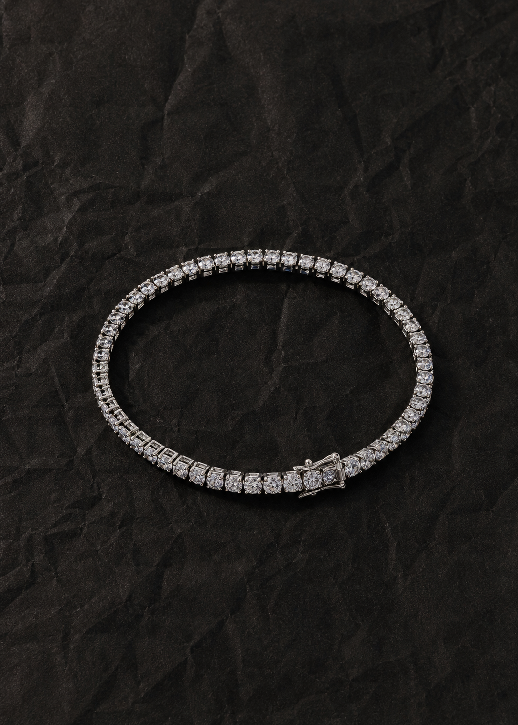 Moissanite Diamonds White Tennis Bracelet